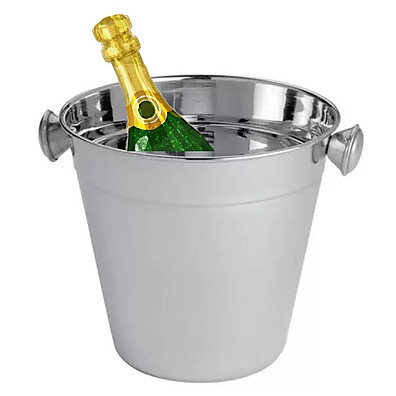 Balde de Gelo Inox 1,25L – Geladeira Portátil para Bebidas