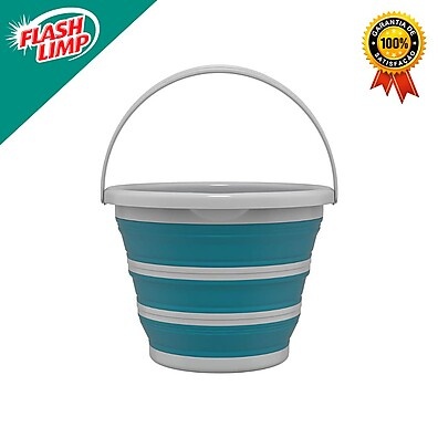 Balde Retrátil 10 Litros Flash Limp: Economize Espaço com Estilo!