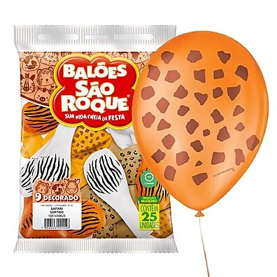 Balões Safari: Decore Festas com 25un!