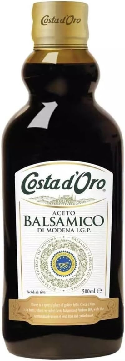 Aceto Balsamico Italiano Costa D'oro Igp Modena 500ml Vidro