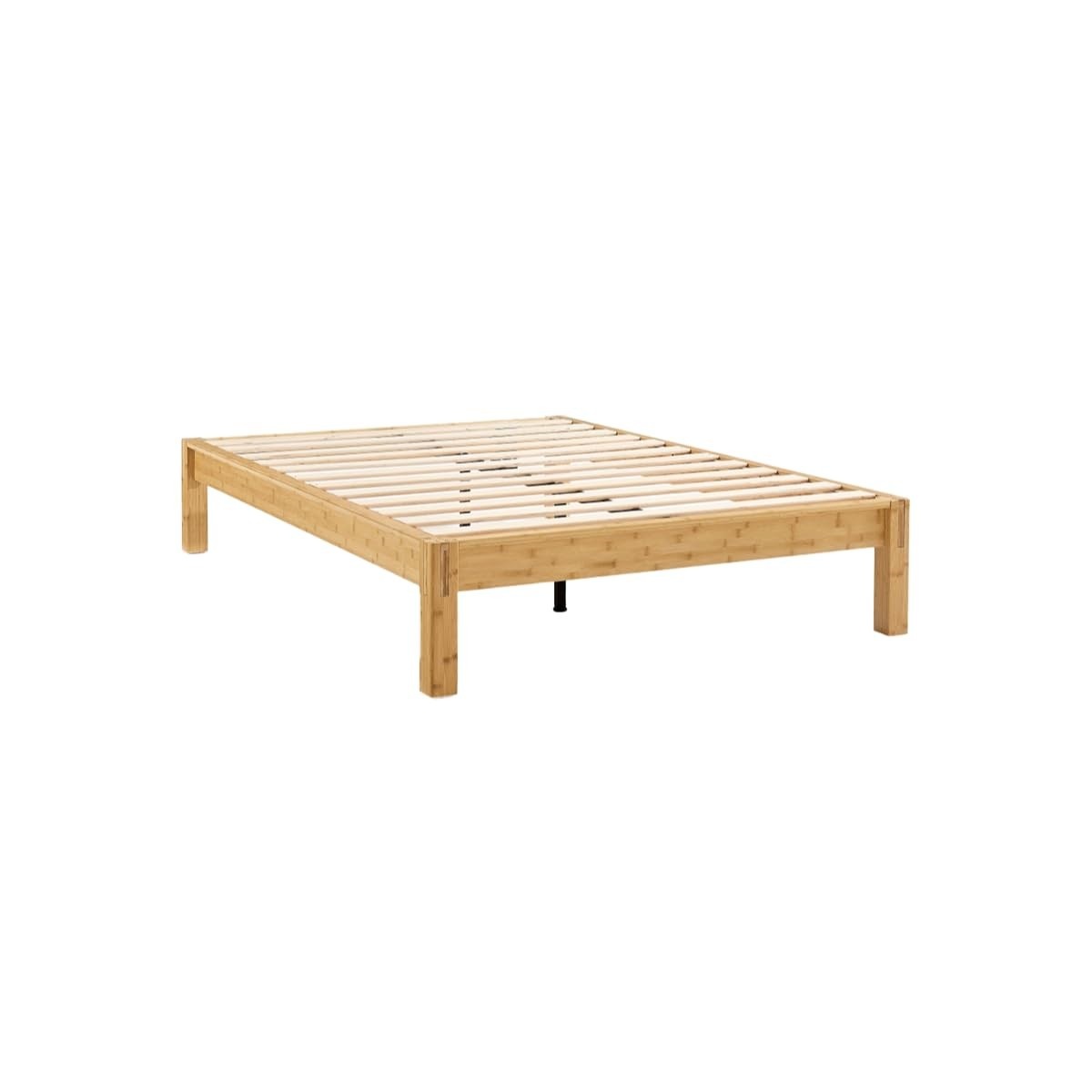 Base de Cama Casal em Bambu Natural - Design Moderno e Sustentável