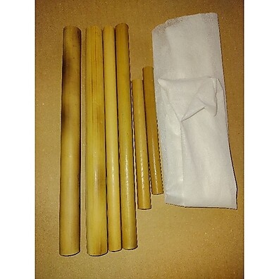 Bambuterapia: Kit 6 Peças para Massagem Relaxante