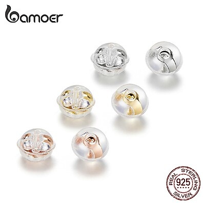 Bamoer: Protetores de Brinco em Silicone – Conforto e Segurança