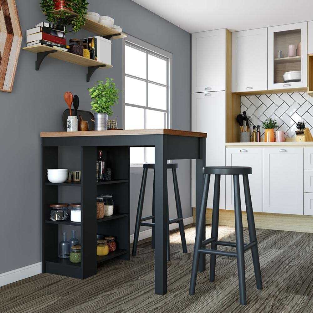 Bancada de Cozinha Gourmet Ditália 3 Prateleiras CD-1022 - Organize sua Cozinha com Estilo