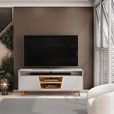 Bancada para TV 60 Polegadas com 2 Portas – Design Moderno e Prático