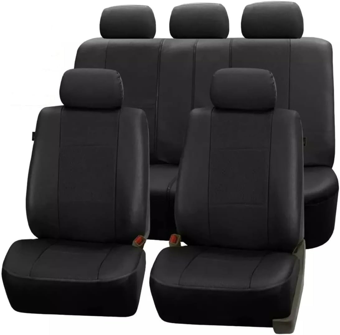 Capa Banco Automotivo Universal em Couro Sintético Preto - Proteção e Estilo para Seu Carro