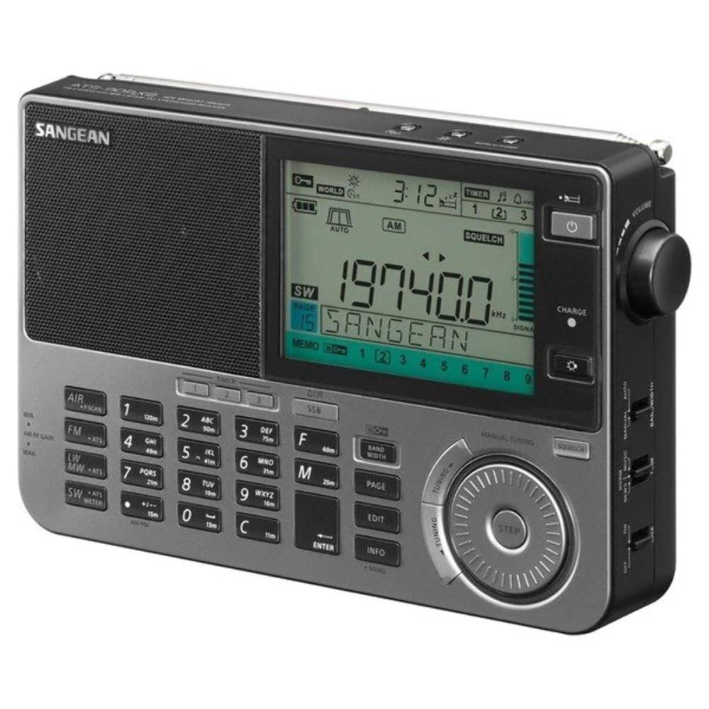 Rádio Sangean ATS-909X2: O Ultimate em Recepção Multi-banda FM/SW/MW/LW/Air