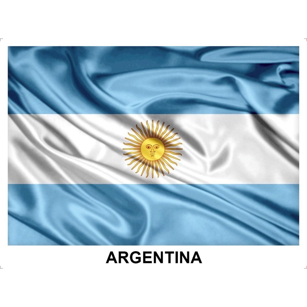 Bandeira Argentina Grande Cetim 150x1,00 – Qualidade e Elegância