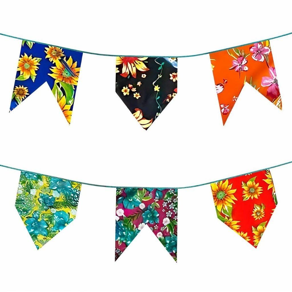Bandeirinhas Juninas: Decore com Flores!