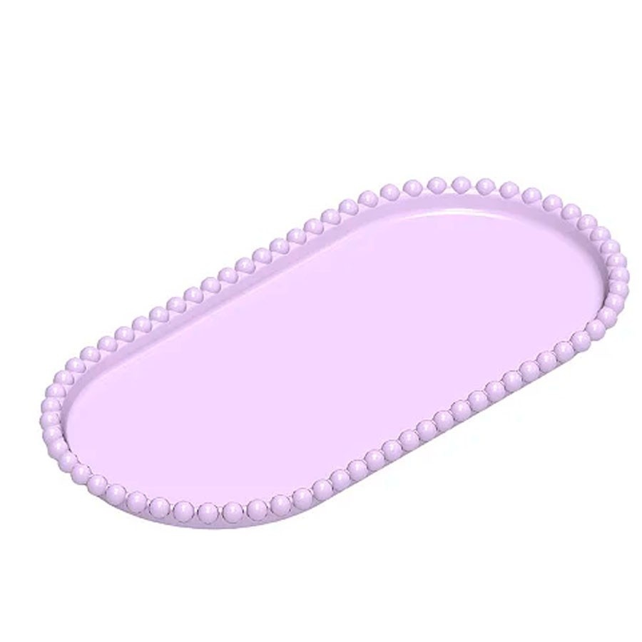 Bandeja Acrílica Lilás Candy: Elegância e Praticidade