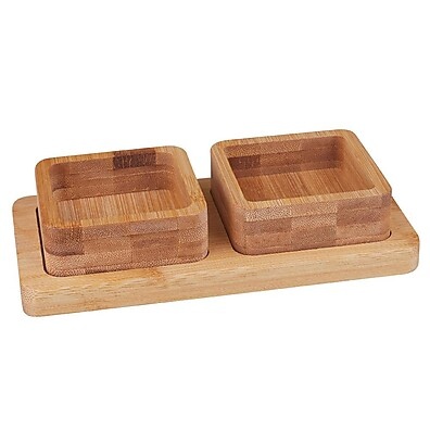 Bandeja de Aperitivos Bamboo: Elegância e Sustentabilidade