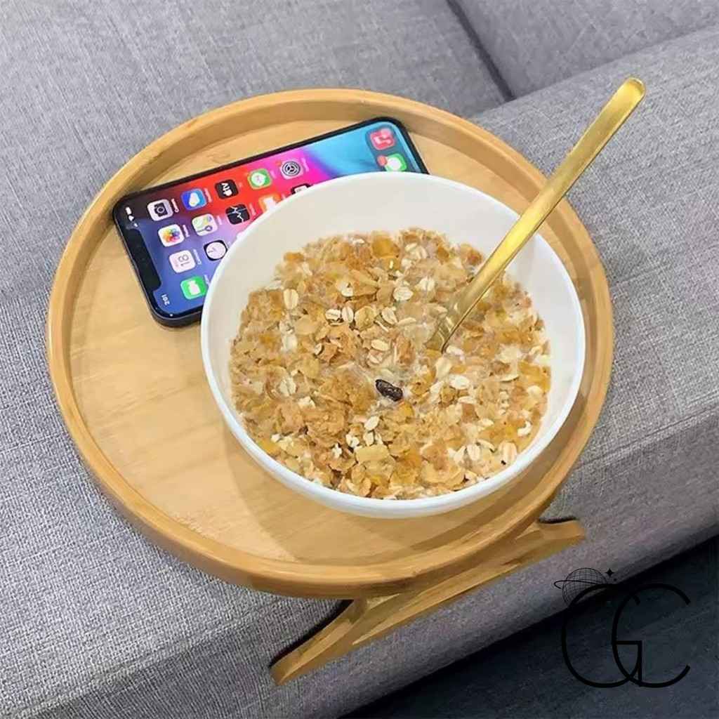 Bandeja Sofá Bambu: Relax com Estilo!