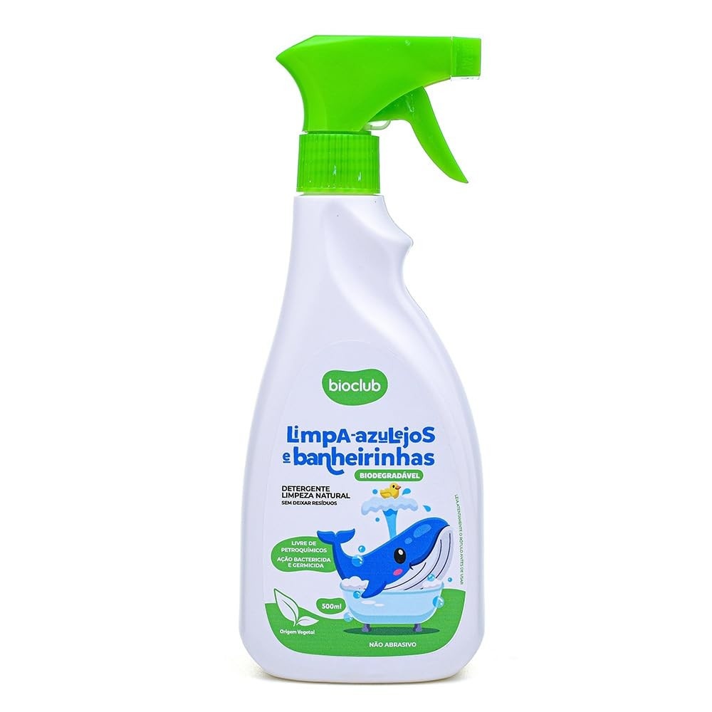 BioClub - Limpador Ecológico para Azulejos e Banheiras - Sem Amoníaco, Vegano e Biodegradável