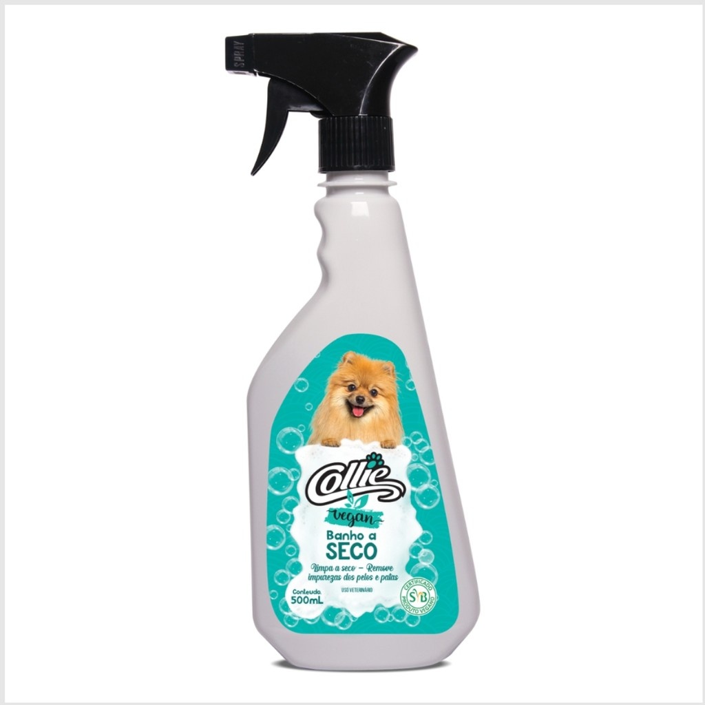 Banho a Seco Collie: Limpeza Vegana e Suave