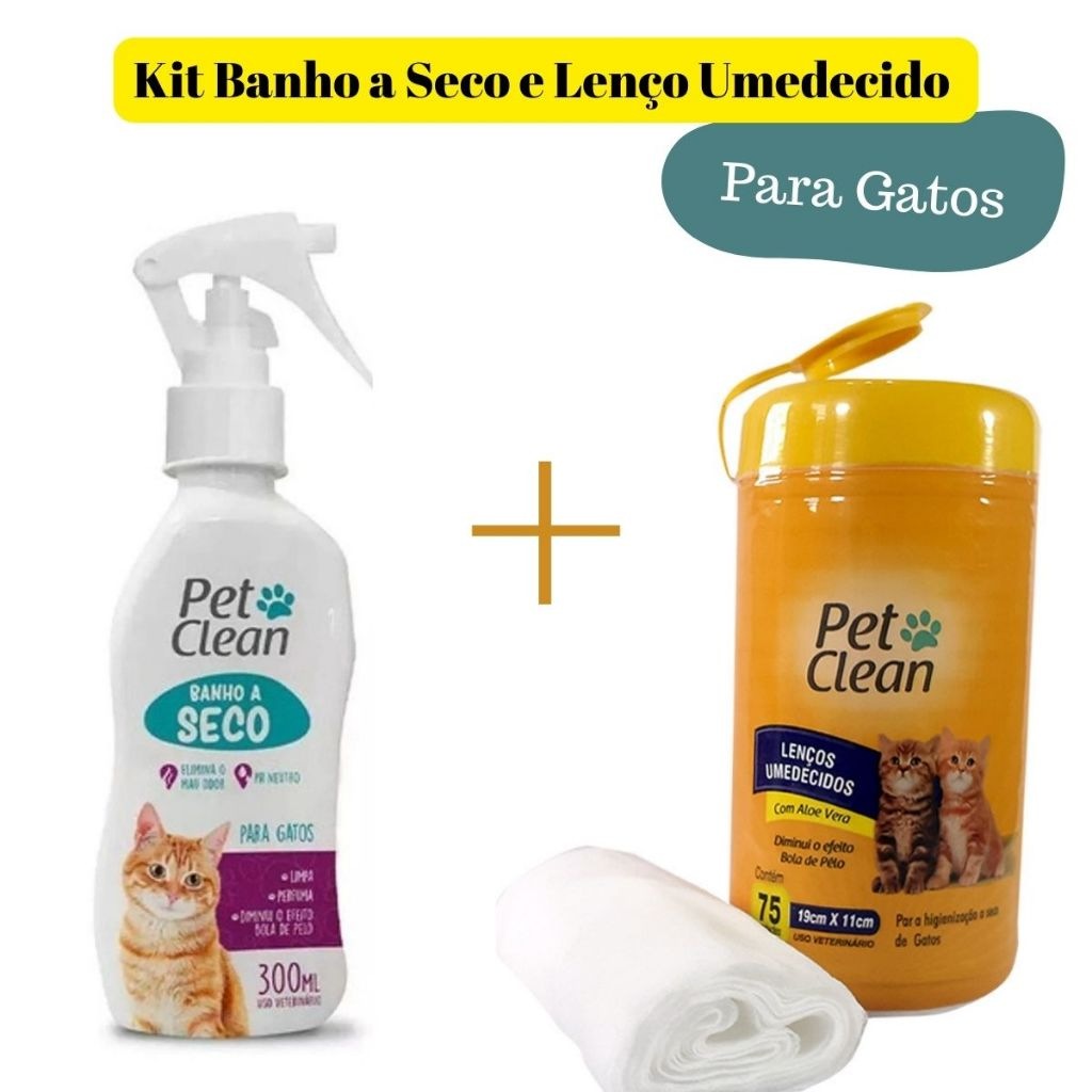 Banho a Seco Gatos: Limpeza Rápida e Pelo Brilhante!