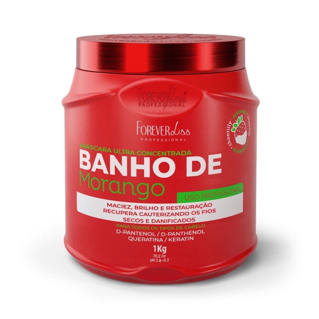 Banho de Verniz Morango Forever Liss: Cabelos Radiantes!
