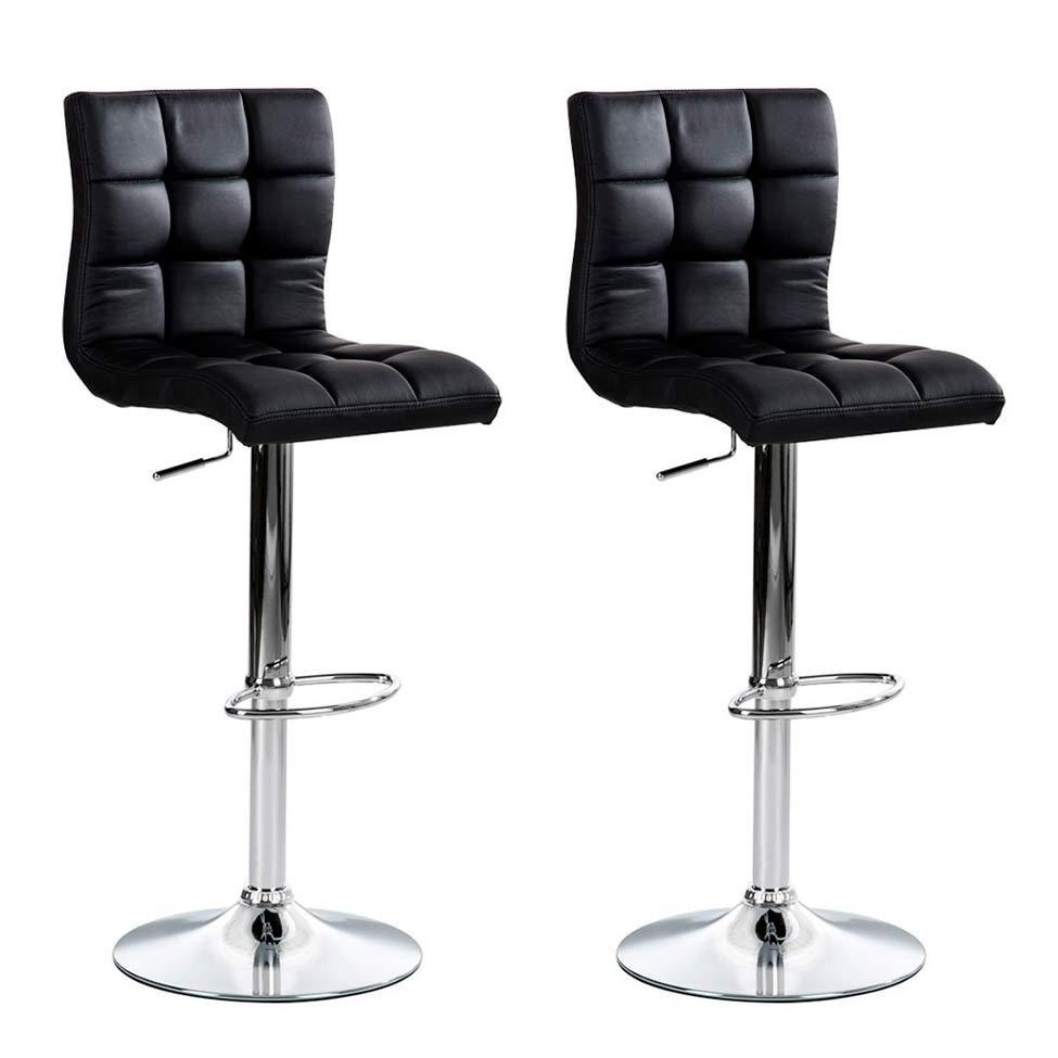 Banquetas Giratórias Fitz Preto: Conforto e Estilo!