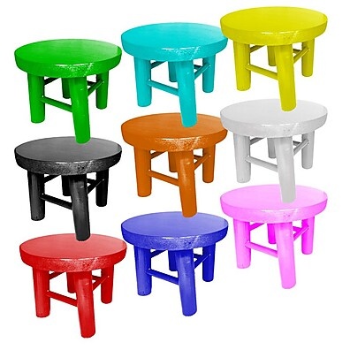 Banquinho MDF Redondo: Decore Festas com Estilo!