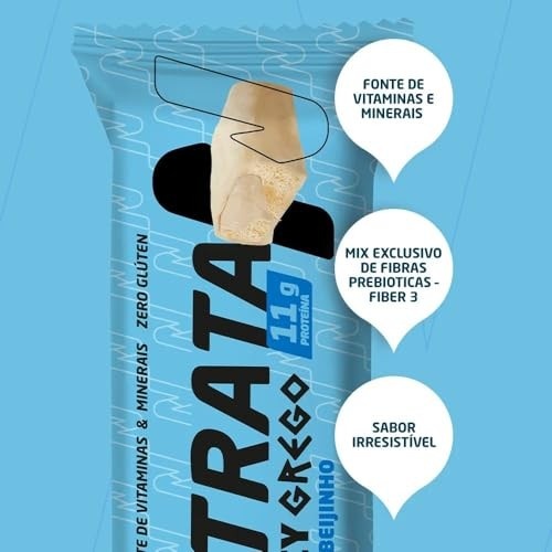 Nutrata Whey Grego Bar (40G) - Sabor Beijinho De Coco