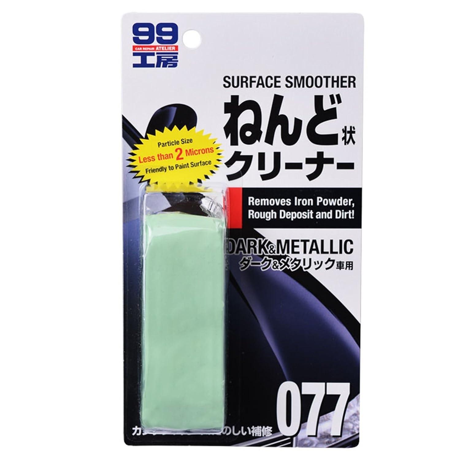 Clay Bar Soft99 Dark 150g: Remoção de Contaminações para Carros Escuros