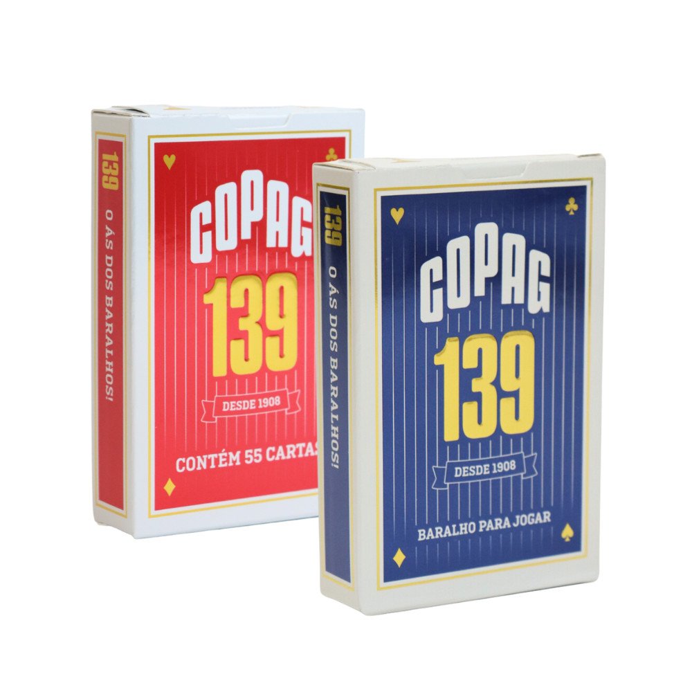 Baralho Copag 139: Kit com 2 Jogos Profissionais