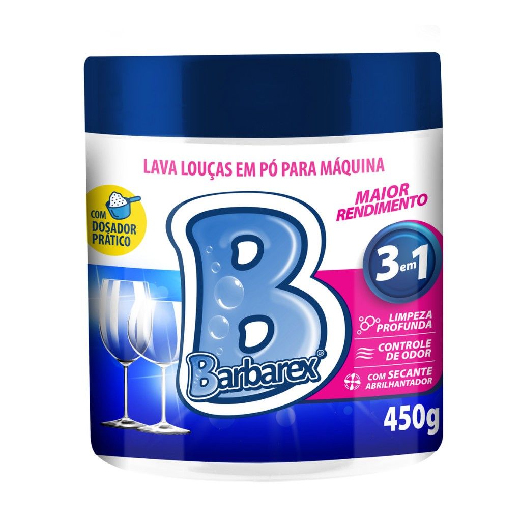 Barbarex Pó: Limpeza e Brilho Impecáveis!