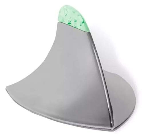 Antena Barbatana Tubarão Cromada com LED Verde: Estilo e Destaque para Seu Carro