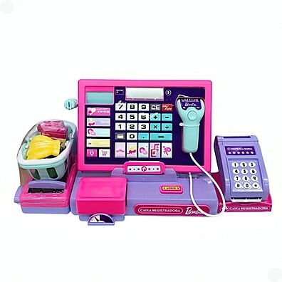 Barbie Caixa Registradora com Calculadora – Diversão e Aprendizado