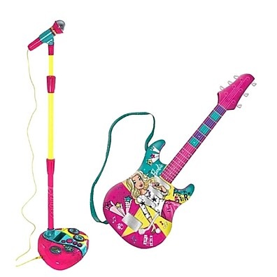 Barbie: Guitarra e Microfone Musical – Diversão Completa!