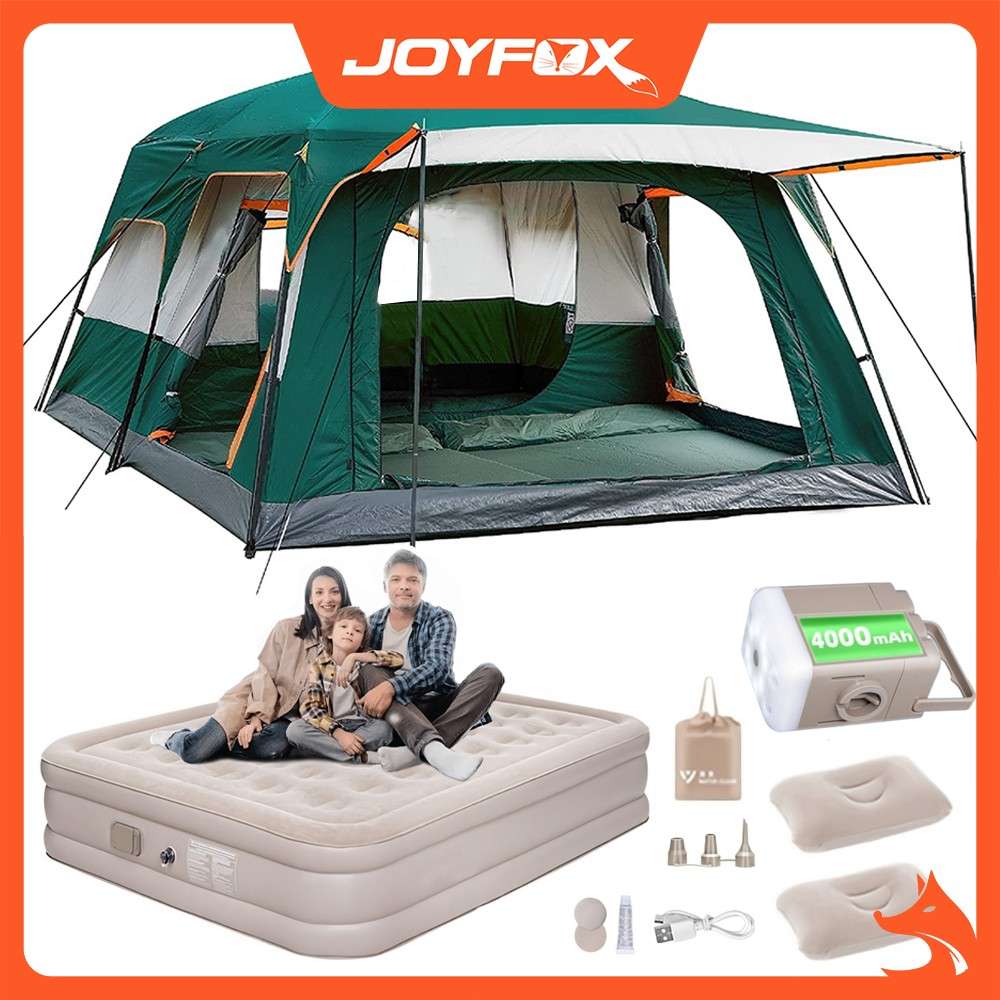 Barraca Camping 12-16 Pessoas JOYFOX: Espaço e Conforto!