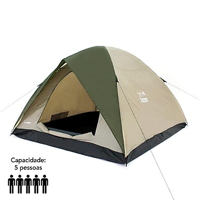 Barraca Camping Araguaia BEL: Conforto para 5 Pessoas
