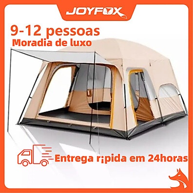 Barraca Camping JOYFOX: Espaço e Conforto!