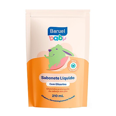 Baruel Baby: Sabonete Líquido Refil 210ml