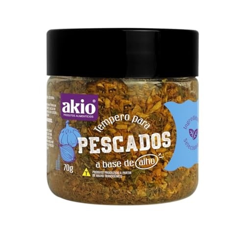 Akio Tempero Pescados 70G A Base De Alho