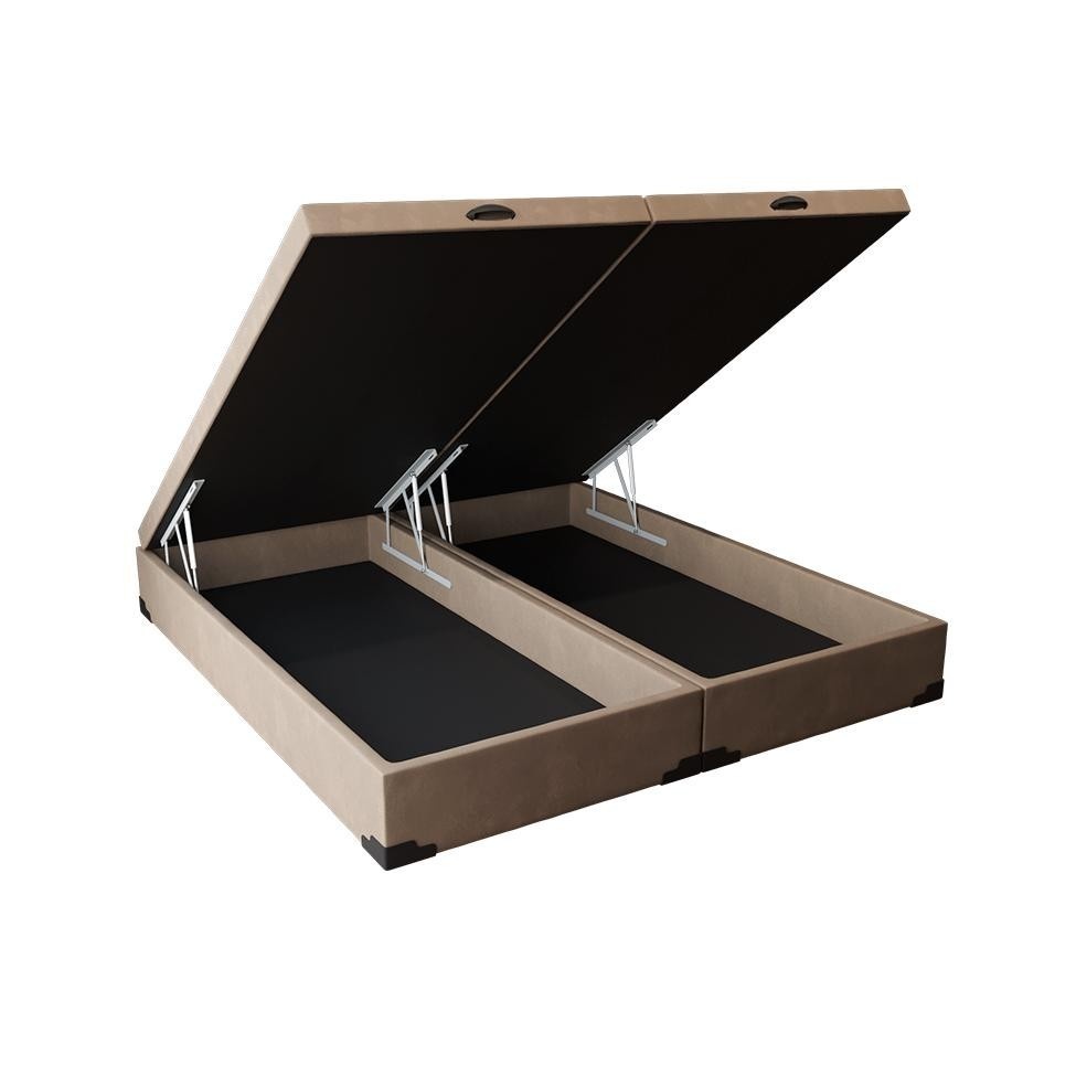 Base Box Queen com Baú: Conforto e Organização