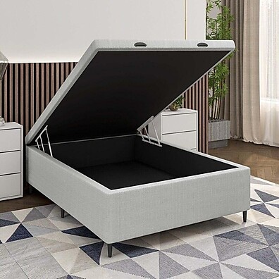 Base Cama Box Baú Casal 138x188cm – Espaço, Estilo e Força