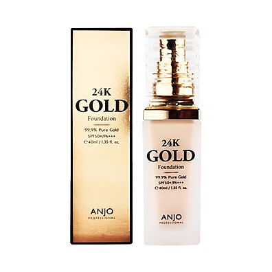Base Dourada 24k Anjo: Pele Radiante!