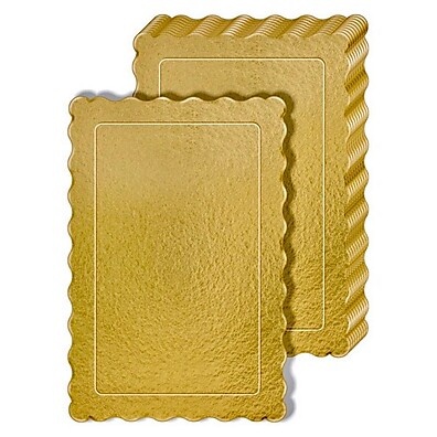 Base Dourada para Bolo: 10 Unidades Resistentes