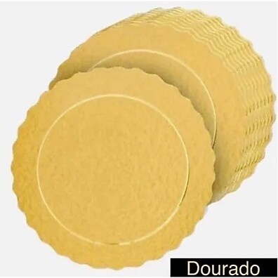 Base Dourada para Bolo 15cm: Elegância e Resistência!
