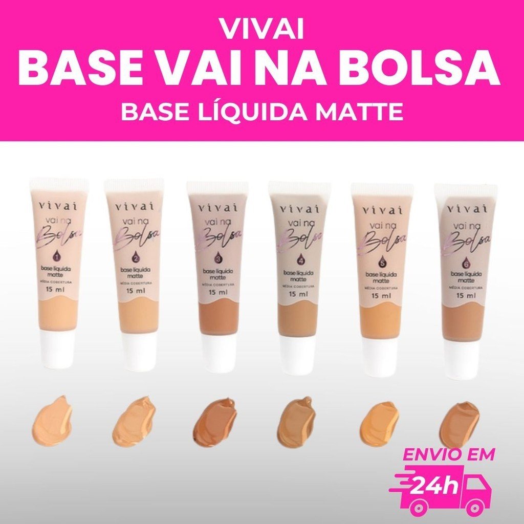 Base Matte Vivai: Sua Pele Perfeita na Bolsa!
