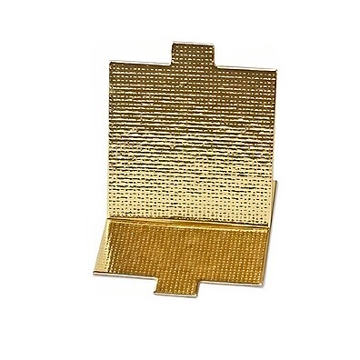 Base para Doce Quadrada Ouro 7,5cm – 25 Unidades Stalden Rizzo