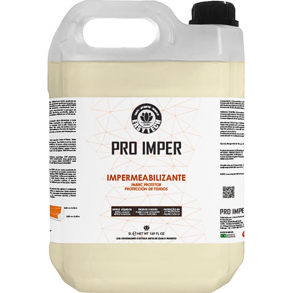 Pro Imper: Impermeabilizante Base D'água para Tecidos e Sofás - Proteção Duradoura e Sem Odor