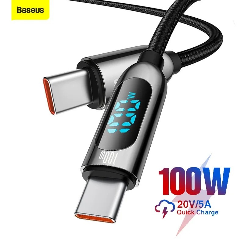 Baseus 100W USB-C: Carregamento Turbo!