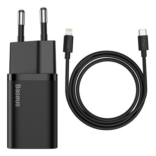 Baseus 20W Turbo: Carregador Rápido + Cabo Lightning