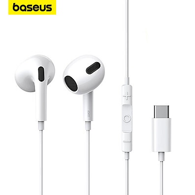 Baseus Encok C17: Fone com Microfone e Som Hi-Fi