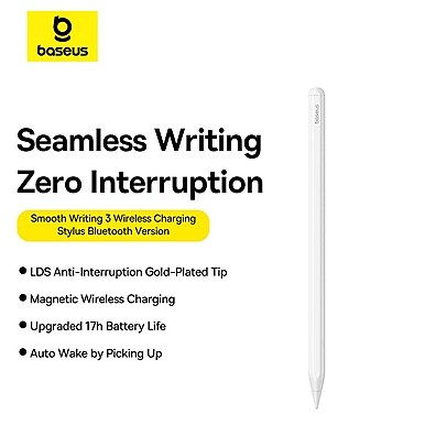 Baseus Smooth Writing 3: Caneta Sem Fio com 17h de Bateria