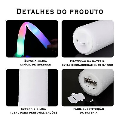 Bastão de LED: Ilumine Sua Festa!