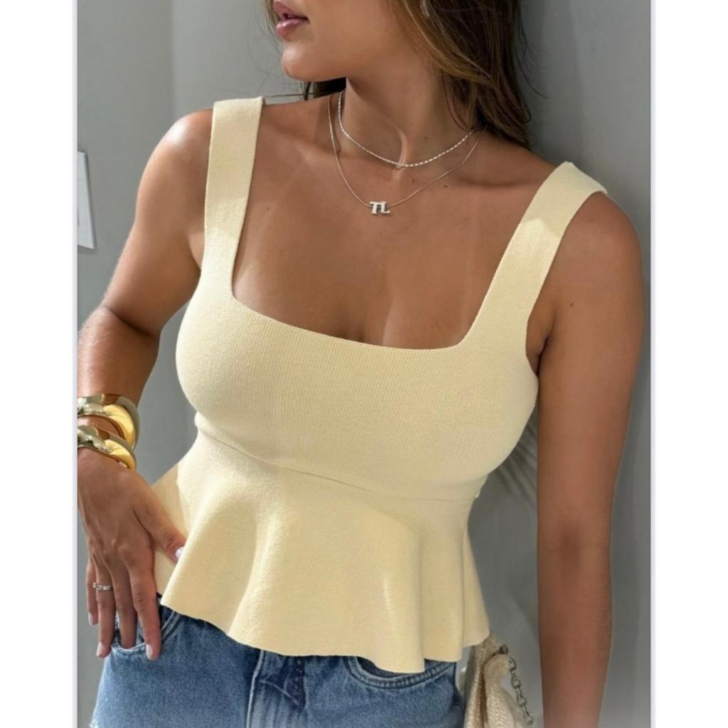 Bata Peplum Modal: Estilo e Conforto Verão 2025