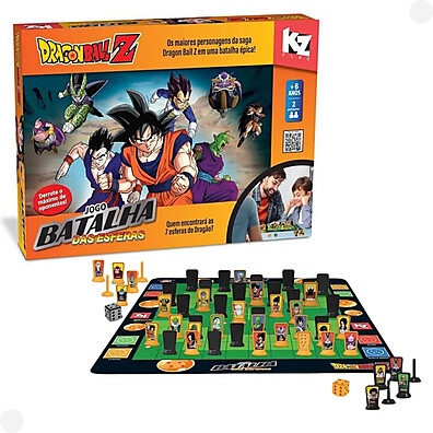 Batalha das Esferas DBZ: Jogo de Tabuleiro Elka