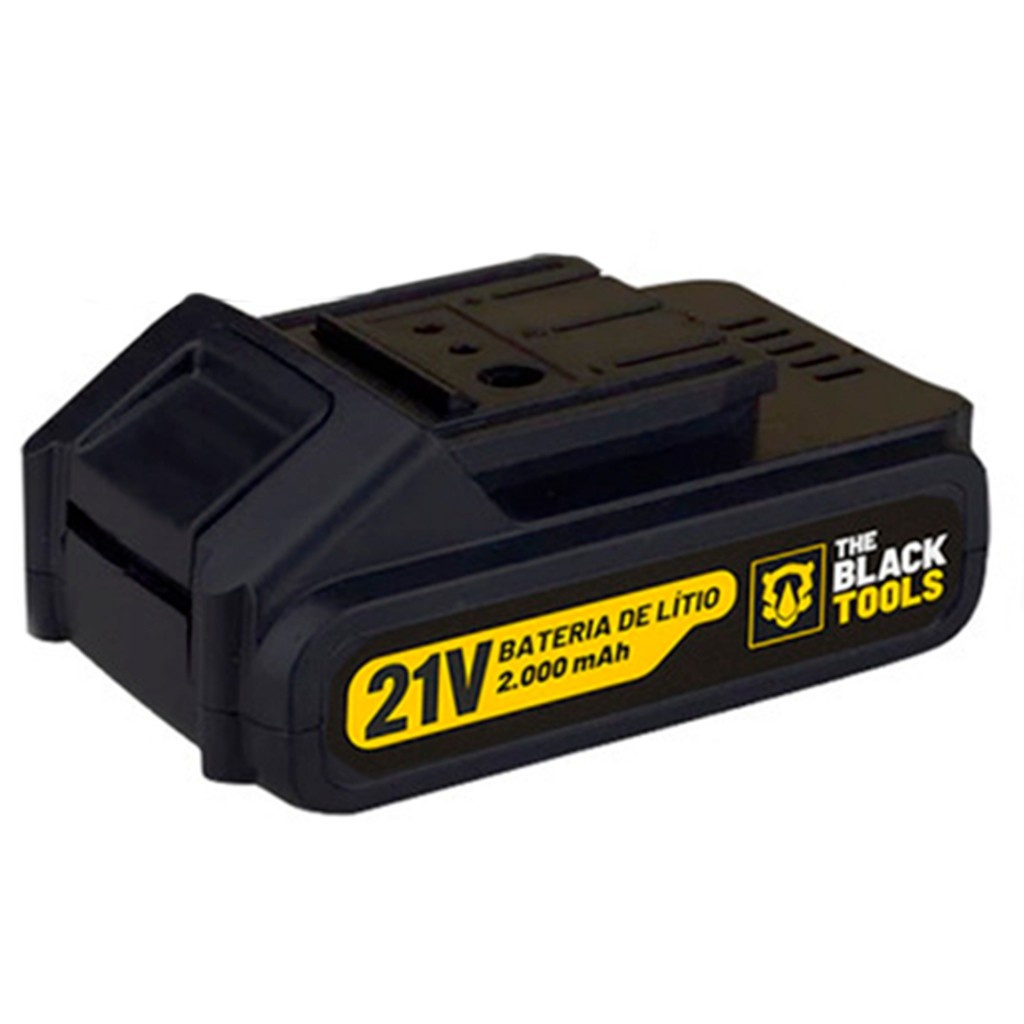 Bateria 21V 2000mAh The Black Tools: Potência Extra!